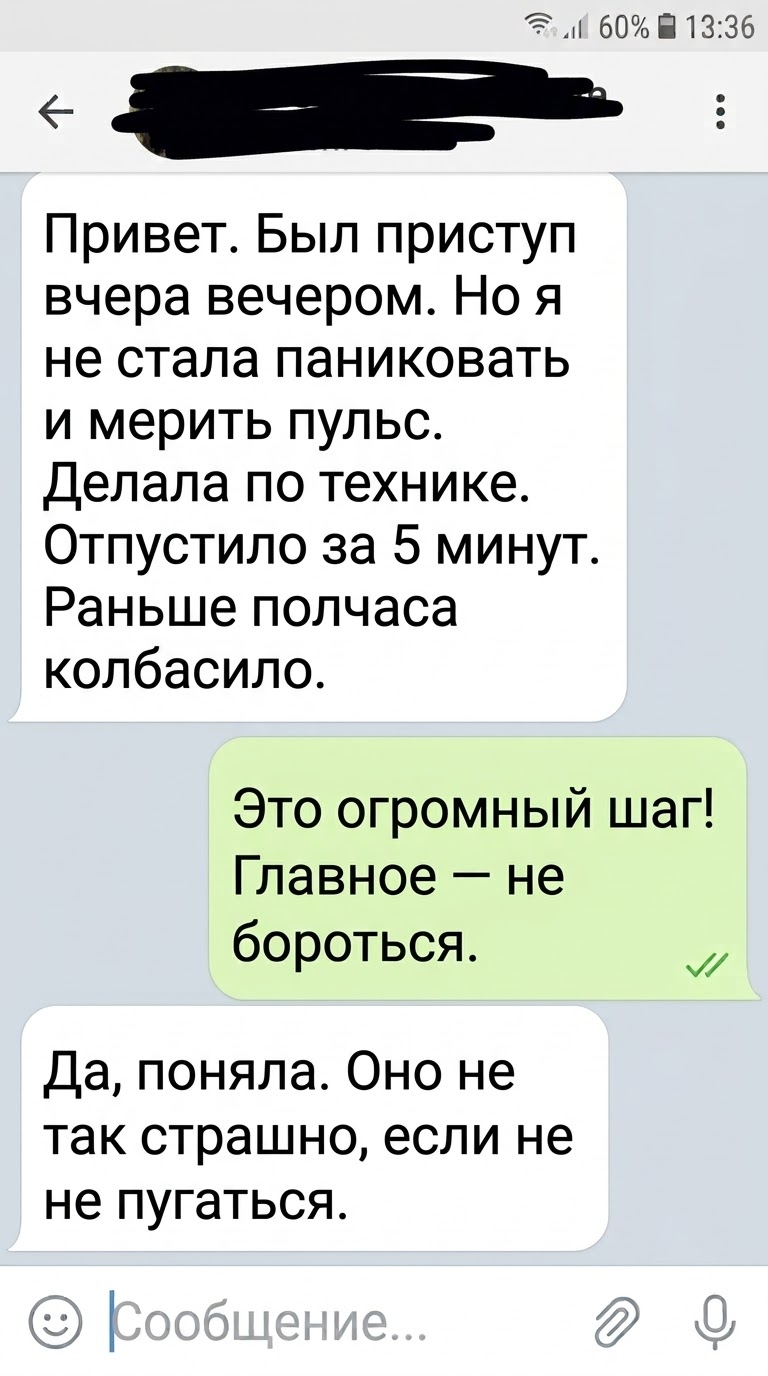 Скриншот переписки Антона с&nbsp;Еленой